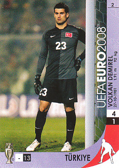 Volkan Demirel Turkey Panini Euro 2008 Card Game #2